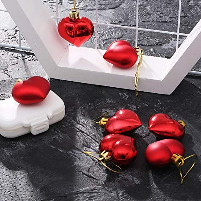 24-Piece: Christmas Tree Garland Decorations Love Colored Ball